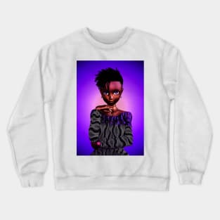 Cute black girl Crewneck Sweatshirt